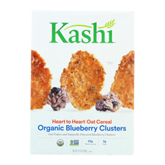 HGR1789221 - Kashi - Heart To Heart Oat Flakes and Blueberry Clusters - Case of 10 - 13.4 oz..