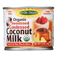 HGR1798396 - Let's Do Organic - Organic Coconut Milk - Sweetened Condensed - Case of 6 - 7.4 fl oz.