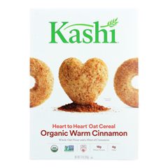 HGR1812452 - Kashi - Cereal - Oat - Heart to Heart - Warm Cinnamon - 12 oz.. - case of 12