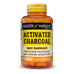 HGR1844521 - Mason Naturals - ivated Vegetable Charcoal Dietary Supplement - 1 Each - 60 CAP