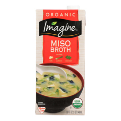 HGR1844695 - Imagine Foods - Organic Miso Broth - Case of 12 - 32 Fl oz..