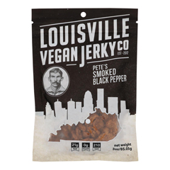 HGR2011088 - Louisville Vegan Jerky - Jerky - Vegan - Black Pepper - Case of 10 - 3 oz.