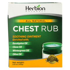 HGR2013134 - Herbion Naturals - All Natural Chest Rub Ointment - 1 Each - 3.53 oz.