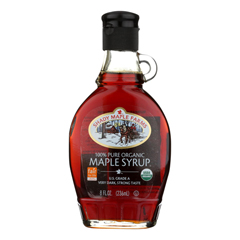 HGR2032969 - Shady Maple Farms - Maple Syrup - Organic - Very Dark - Strong - Case of 12 - 8 fl oz.