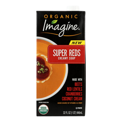 HGR2088789 - Imagine Foods - Soup - Organic - Super Reds - Creamy - Case of 12 - 32 fl oz.