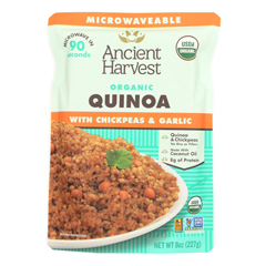 HGR2134930 - Ancient Harvest - Organic Quinoa - with Chickpeas & Garlic - Case of 12 - 8 oz