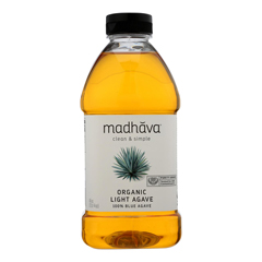 HGR2138626 - Madhava Honey - Agave Nectar - Organic - Light - Case of 4 - 46 oz.