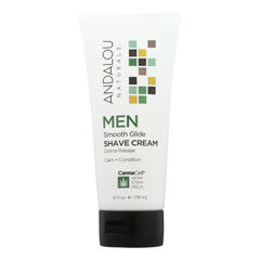 HGR2290617 - Andalou Naturals - MEN Smooth Glide Shave Cream 6 fl oz..