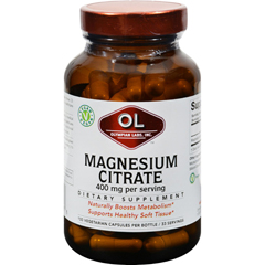 HGR0388942 - Olympian Labs - Magnesium Citrate - 400 mg - 100 Capsules