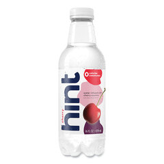 HINT, INC. Flavored Water, Cherry, 16 oz Bottle, 12 Bottles/Carton