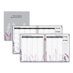 HOD295674 - 100% Recycled Wild Flower Weekly/Monthly Planner