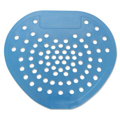 Hospeco Health Gards Vinyl Urinal Screen, Mint Scent, 7.75 x 6.88, Blue, Dozen