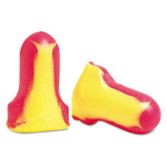 Honeywell LL-1 Laser Lite Single-Use Earplugs, Cordless, 32NRR, Magenta/Yellow, 200 Pairs