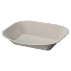 Huhtamaki Savaday Molded Fiber Food Tray, 9x7, 250 per Bag