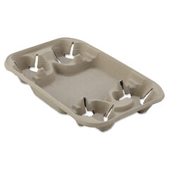 Huhtamaki Chinet&reg; StrongHolder&reg; Molded Fiber Carriers and Trays
