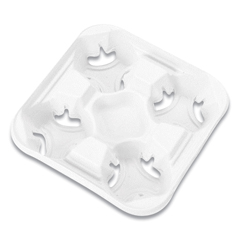 HUH21078 - Chinet® StrongHolder® Molded Fiber Cup Trays