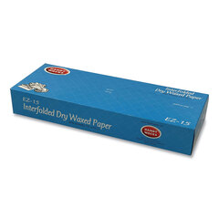 Handy Wacks Interfolded Dry Waxed Paper Deli Sheets, 10.75 x 15, 500 Box, 12 Boxes/Carton