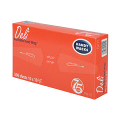 Handy Wacks Interfolded Food Wrap Deli Sheets, 10.75 x 10, 500 Box, 12 Boxes/Carton