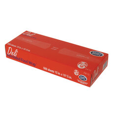 Handy Wacks Interfolded Food Wrap Deli Sheets, 10.75 x 15, 500 Box, 12 Boxes/Carton