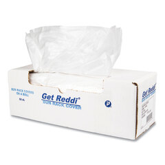 Inteplast Group Bun Rack and Pan Cover, 52 x 80, 1-Rack, 15 Micron, Clear, 50/Carton