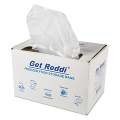Inteplast Group Get Reddi Freezer Food Storage Bags, 0.5 mil, 27
