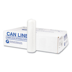 Inteplast Group High-Density Commercial Can Liners, 16 gal, 6 microns, 24