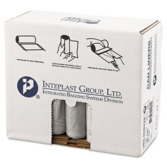 Inteplast Group Low-Density Commercial Can Liners, 30 gal, 0.58 mil, 30