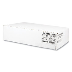 Integrated Bagging Systems Recycled Low-Density Commercial Can Liners, Coreless Interleaved Roll, 60 gal, 1.5 mil, 38