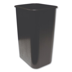 Impact Soft-Sided Wastebasket, 41 qt, Polyethylene, Black