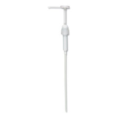 Impact Economy Plastic Dispensing Pump with Senior Rieke Adapter for 5 gal Pails and 38 mm Screwcap for 1 gal Jugs, White