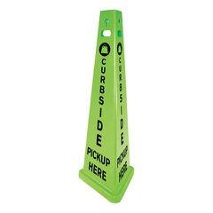 IMP9140PU - Impact® TriVu® Three-Sided Curbside Delivery Here Sign