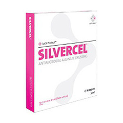 Systagenix Silvercel Non-Adherent Antimicrobial Alginate Dressing 4
