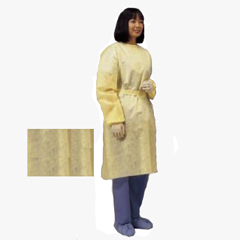 Cardinal Health Lightweight Isolation Gown Yellow Universal, 10/PK