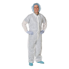 Cardinal Health Fluid-Resistant Coveralls, 2X-Large, 1/EA