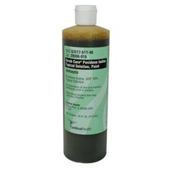 IND5529906016-EA - BD - PVP-I Topical Povidone Iodine Solution 10% USP, 16 oz. Bottle, 1/EA