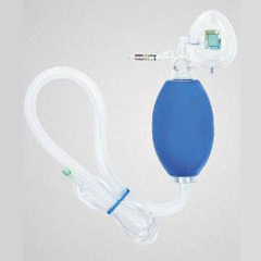 IND552K8036-EA - Vyaire Medical - Adult Resuscitation Device with Mask and 40 Oxygen Reservoir Tubing, With PEEP Valve, 1/EA