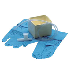 IND554864T-EA - Vyaire Medical - Cath-N-Gloves Suction Kit in Peel Pouch with Tri-Flo Suction Catheter,  14 Fr, 1/EA