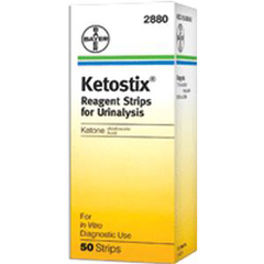 IND562880-BX - Ascensia Diabetes Care - Ketostix Urine Reagent Test Strip (50 count), 50/BX