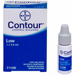 IND567110-BX - Ascensia Diabetes Care - Contour Low Level Control Solution, 1/BX