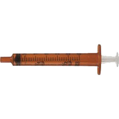 IND58305207-CS - BD - Oral Syringe with Tip Cap 1mL, Amber, 500/CS