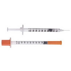 IND58305930-BX - BD - SafetyGlide Insulin Syringe 29G x 1/2, 1mL, 100/BX