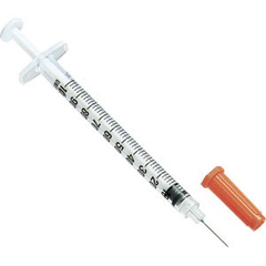 IND58324911-CS - BD - Insulin Syringe with Ultra-Fine Needle 31G x 6mm (500 count), 500/CS