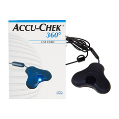 Roche Accu-Chek 360 degree USB Cable, 1/EA