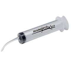 Cardinal Health Monoject Curved Tip Irrigation Syringe, 12mL, 1/EA