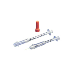 IND61511136-BX - Cardinal Health - Monoject Insulin Safety Syringe 29G x 1/2, 1/2mL, 100/BX
