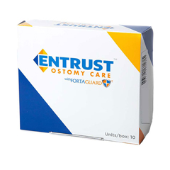 IND651100-BX - Fortis Medical - Entrust 1 Piece CTF, 3/4 - 2-1/2, Transparent, Standard Wear, 12, Drainable with Fortaguard, 10/BX