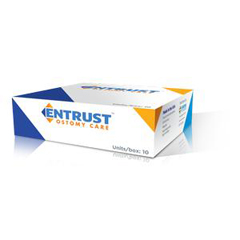 IND65111212A-BX - Fortis Medical - Entrust 1 Piece Drainable Cut To Fit, 3/4 - 2-1/2 Stoma, Transparent, Standard Wear, 12, 10/BX