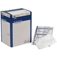 MON9908CT - Cardinal Health - Telfa Ouchless Non Adherent Dressing 3in x 4in Sterile 1s In Peel Back Pkg