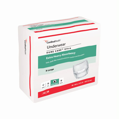 Cardinal Health Underwear, Sure Care Ultra, X-Large, 48