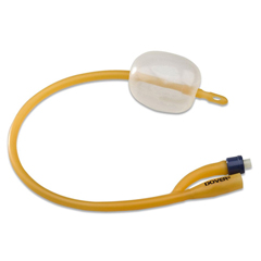 Dover Coude Tip Hydrogel Coated Red Latex Foley Catheter, 2